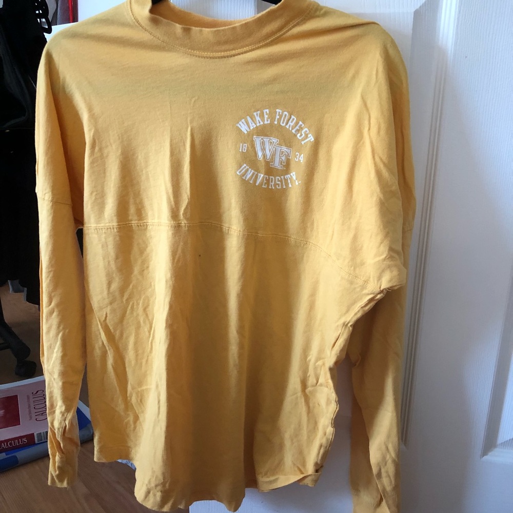 Wake Forest yellow spirit jersey - adult Small
